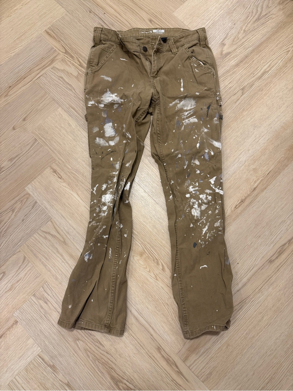 Cathartt Pants Paint Splattered